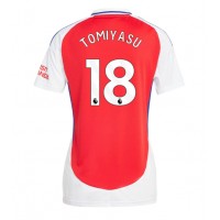 Camisa de time de futebol Arsenal Takehiro Tomiyasu #18 Replicas 1º Equipamento Feminina 2024-25 Manga Curta